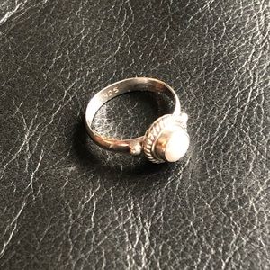 925 Silver Ring with Pearl